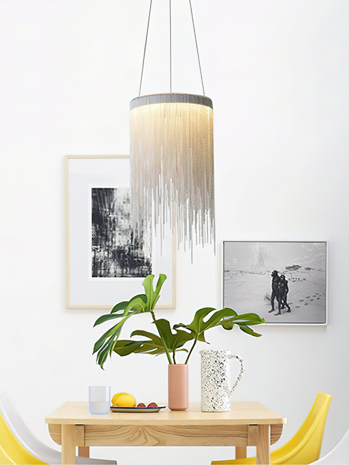 Chain Tassel Pendant Light