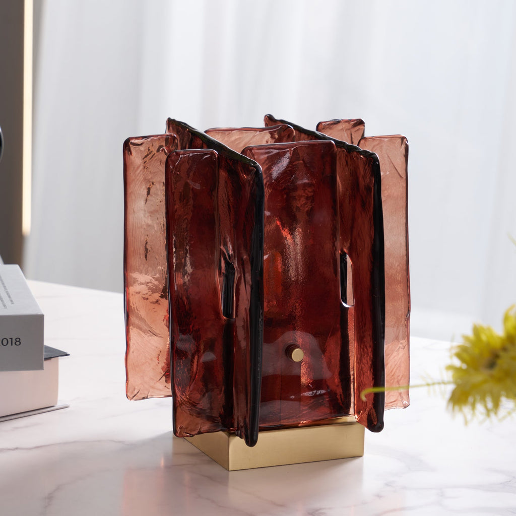 Building Block Glass Table Lamp