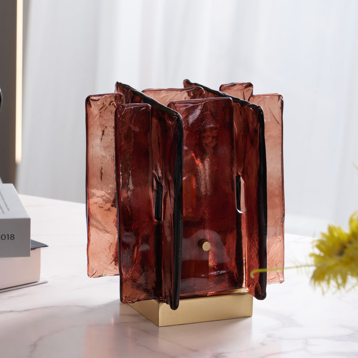 Building Block Glass Table Lamp