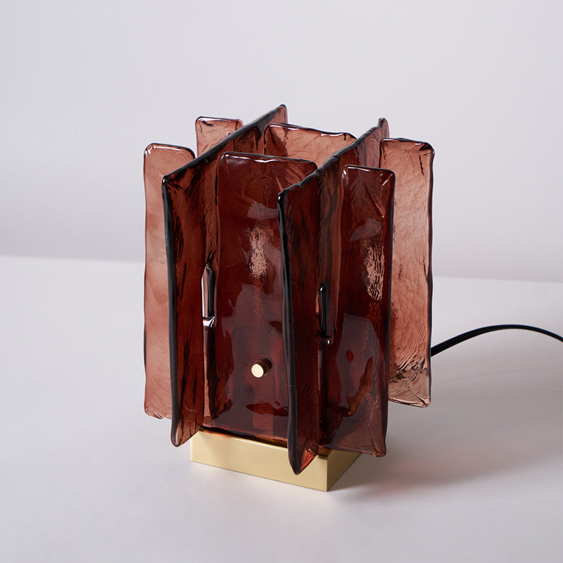 Building Block Glass Table Lamp