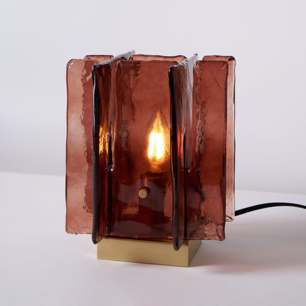 Building Block Glass Table Lamp