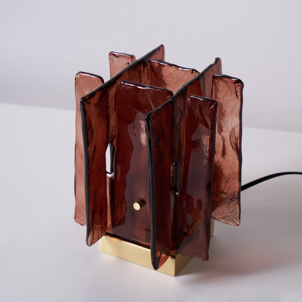 Building Block Glass Table Lamp
