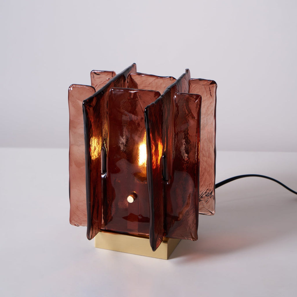 Building Block Glass Table Lamp