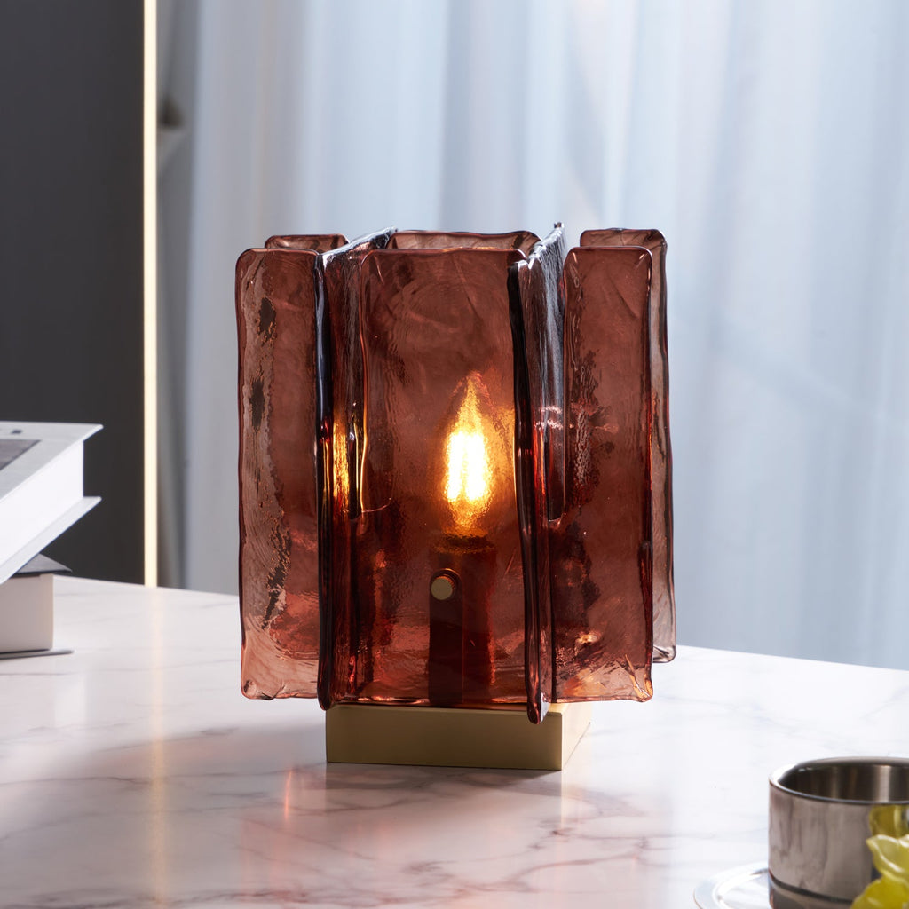 Building Block Glass Table Lamp