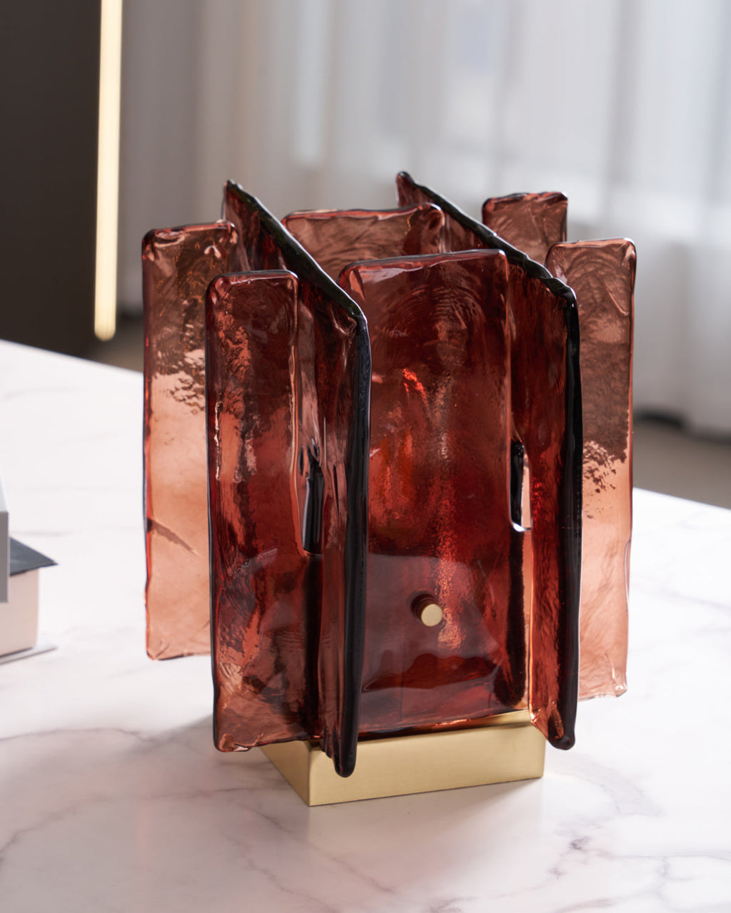 Building Block Glass Table Lamp