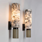 Natural Alabaster Wall Sconce