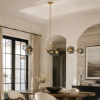 Arlo Branching Bubble Glass Chandelier