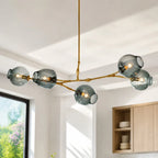 Arlo Branching Bubble Glass Chandelier