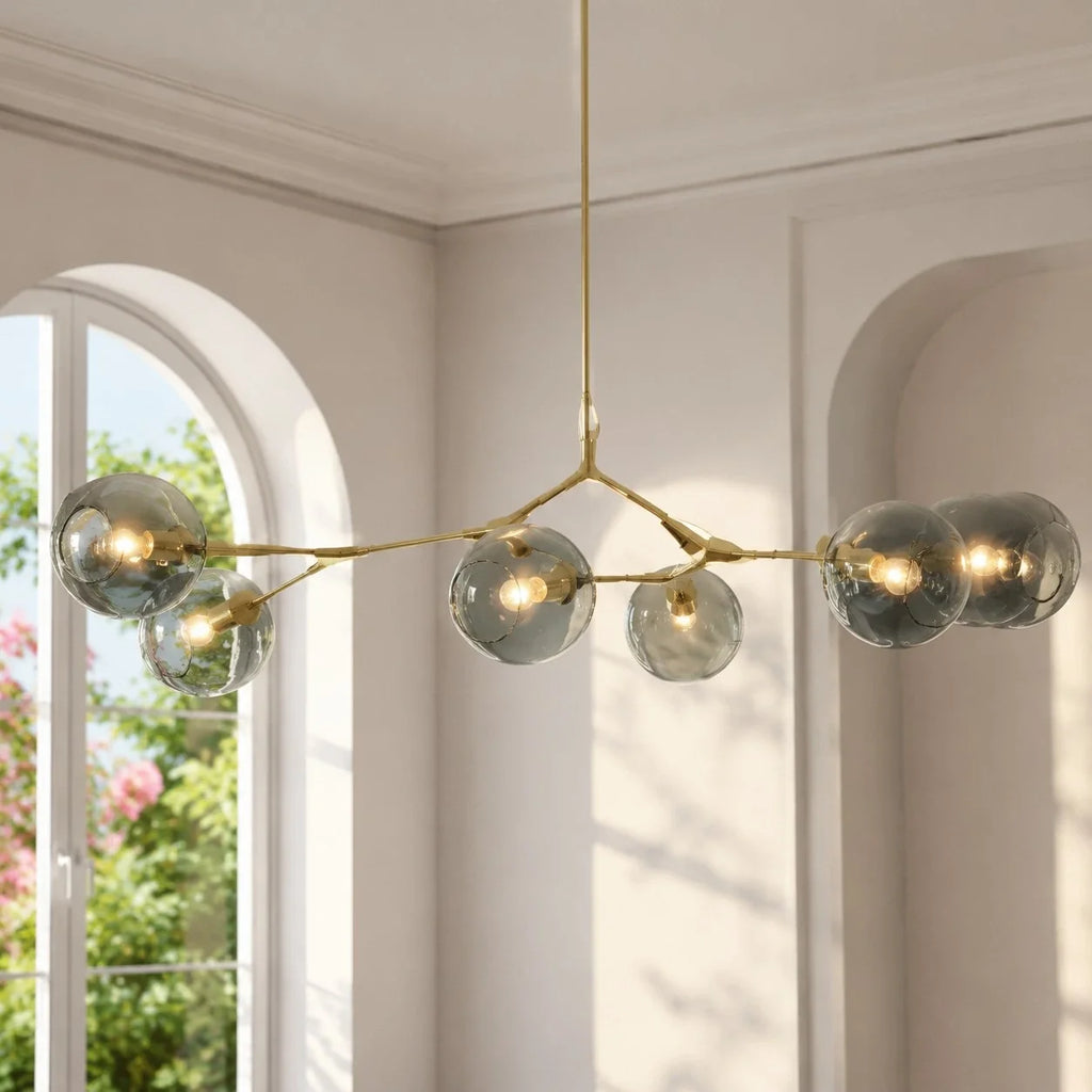Arlo Branching Bubble Glass Chandelier