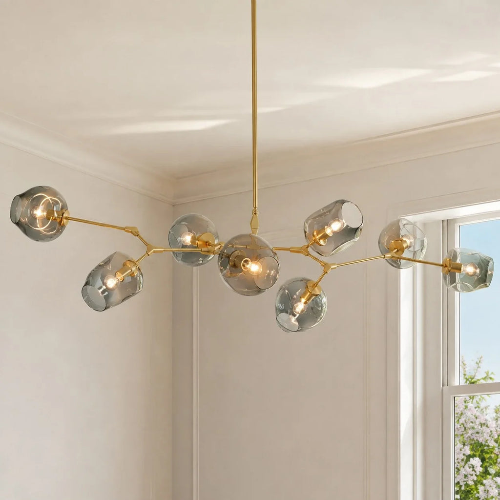 Arlo Branching Bubble Glass Chandelier
