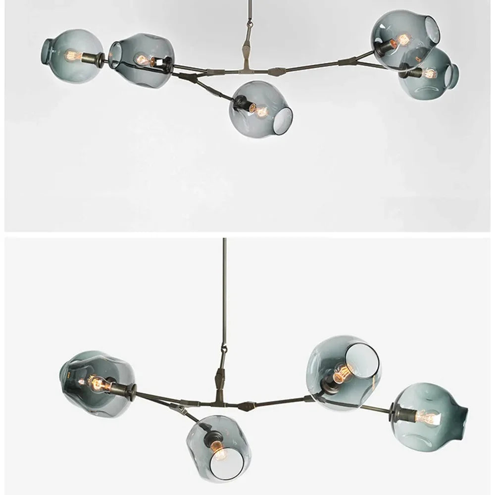 Arlo Branching Bubble Glass Chandelier