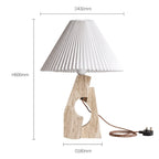 Sculptural Stone Table Lamp