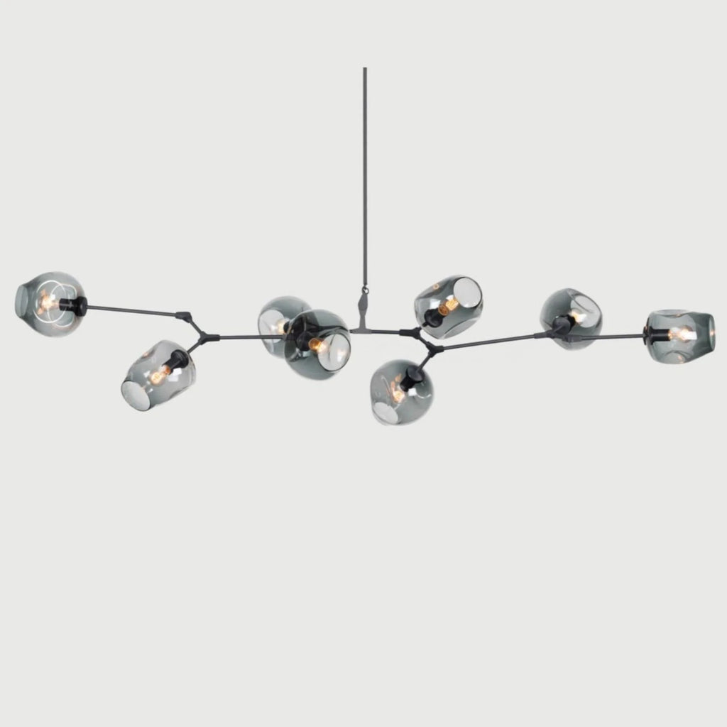Arlo Branching Bubble Glass Chandelier