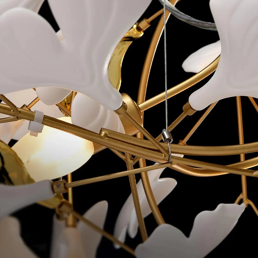 Aurelia Ginkgo Leaf Chandelier