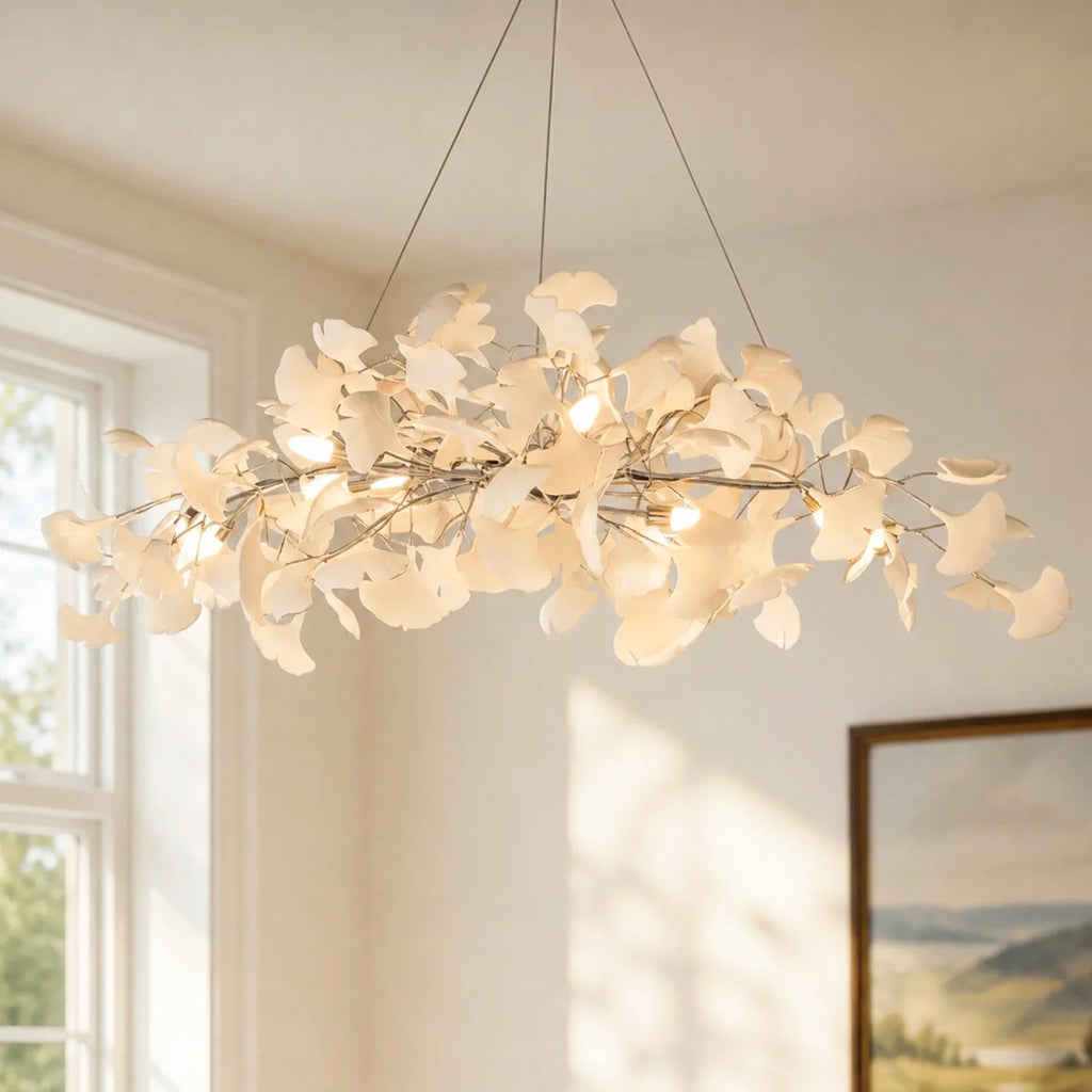 Aurelia Ginkgo Leaf Chandelier