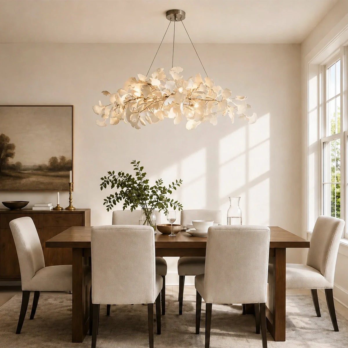 Aurelia Ginkgo Leaf Chandelier