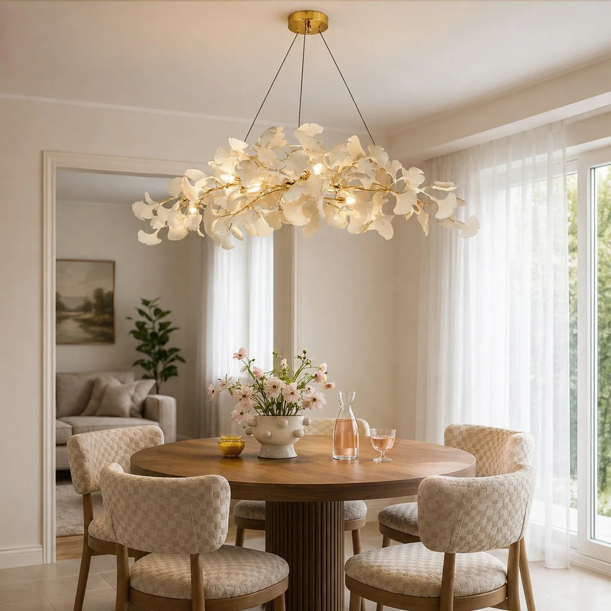 Aurelia Ginkgo Leaf Chandelier