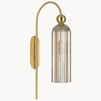 Azura Ribbed Glass Wall Sconce