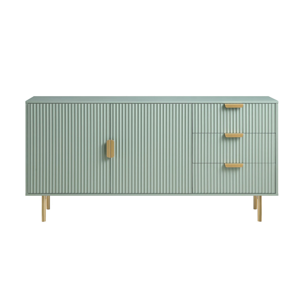 Richmond Ridged Sideboard – Sage Green