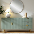 Richmond Ridged Sideboard – Sage Green
