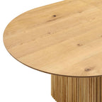 Maru Oval Pedestal Dining Table