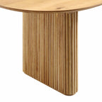 Maru Oval Pedestal Dining Table