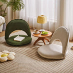 Foldable Corduroy Accent Chair