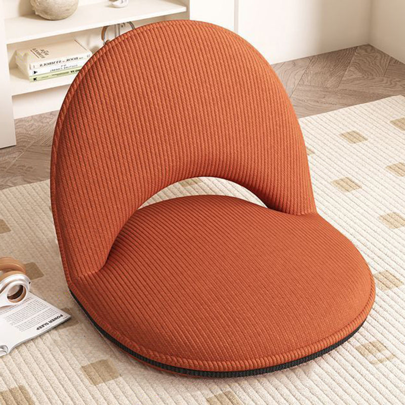 Foldable Corduroy Accent Chair