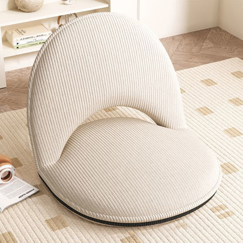Foldable Corduroy Accent Chair