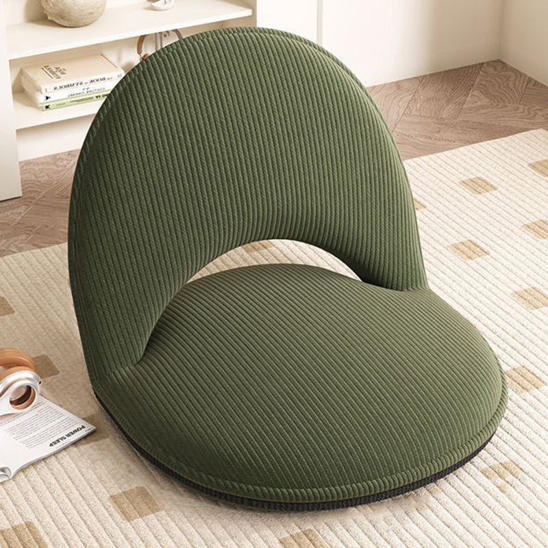 Foldable Corduroy Accent Chair