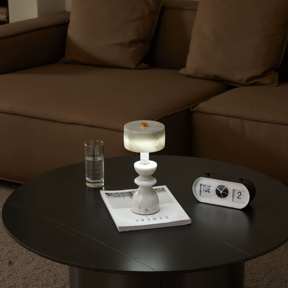 Marble USB LED Table Lamp