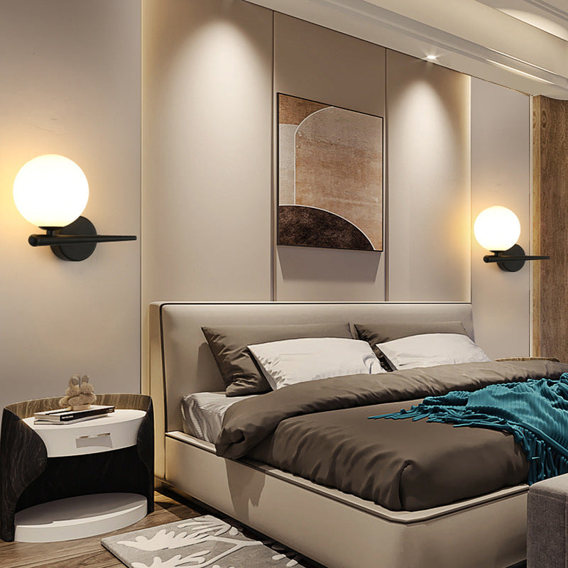Nordic Globe Glass Wall Sconce
