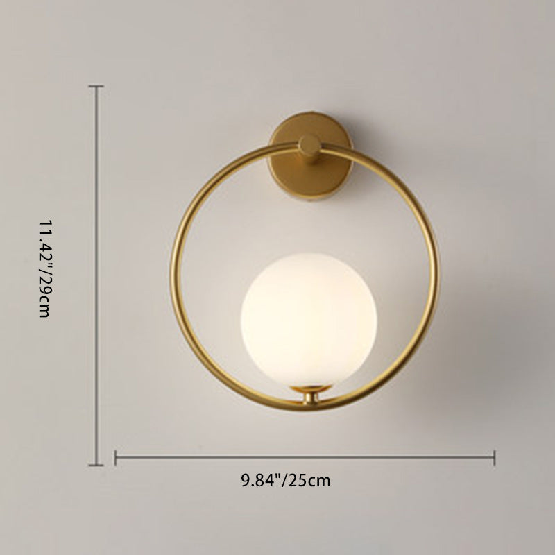 Nordic Globe Glass Wall Sconce