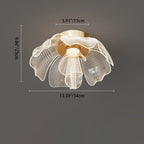 Modern Petal Dome LED Ceiling Light