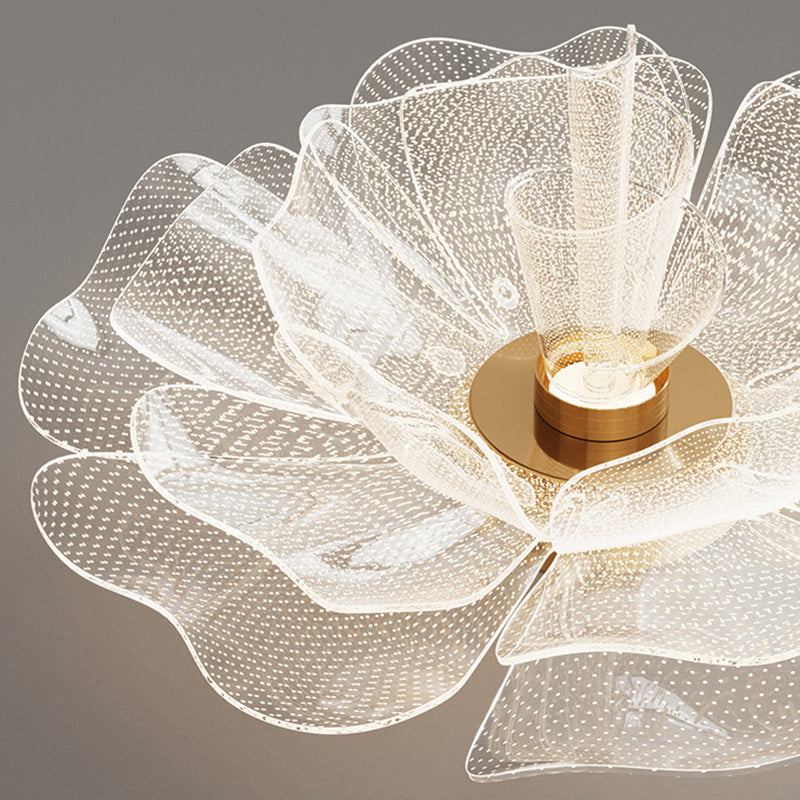Modern Petal Dome LED Ceiling Light