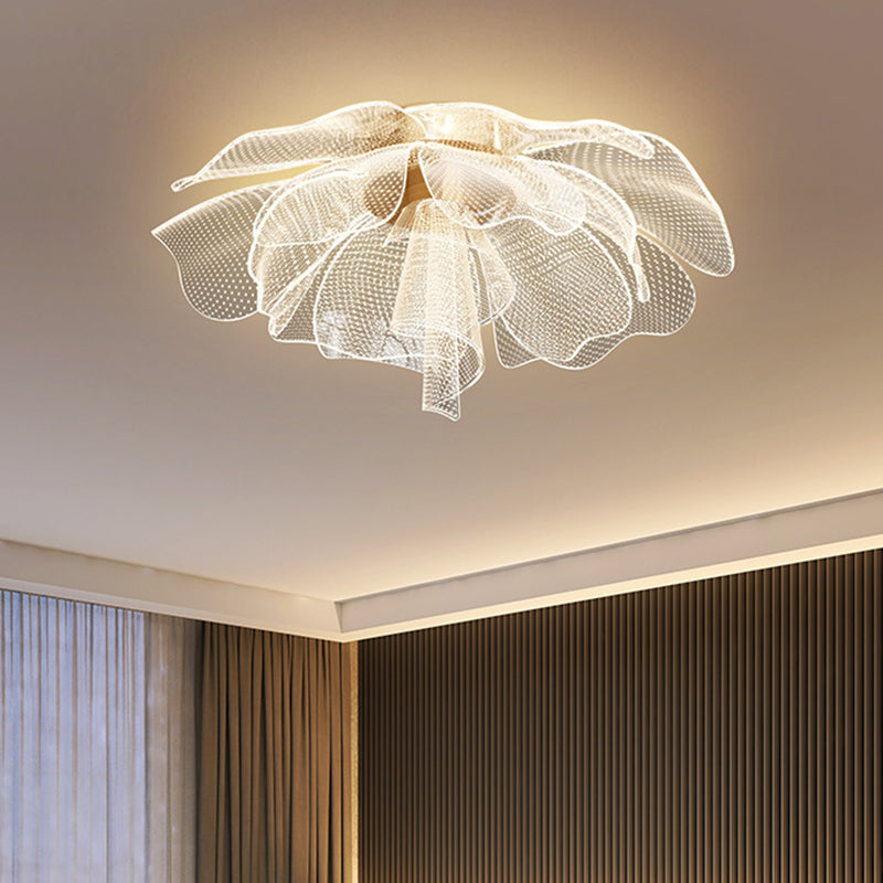 Modern Petal Dome LED Ceiling Light