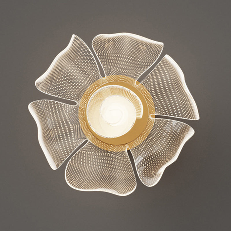 Modern Petal Dome LED Ceiling Light
