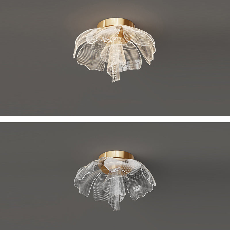 Modern Petal Dome LED Ceiling Light