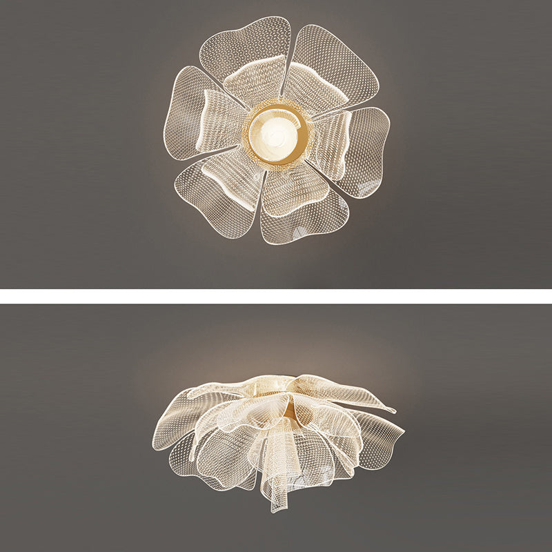 Modern Petal Dome LED Ceiling Light