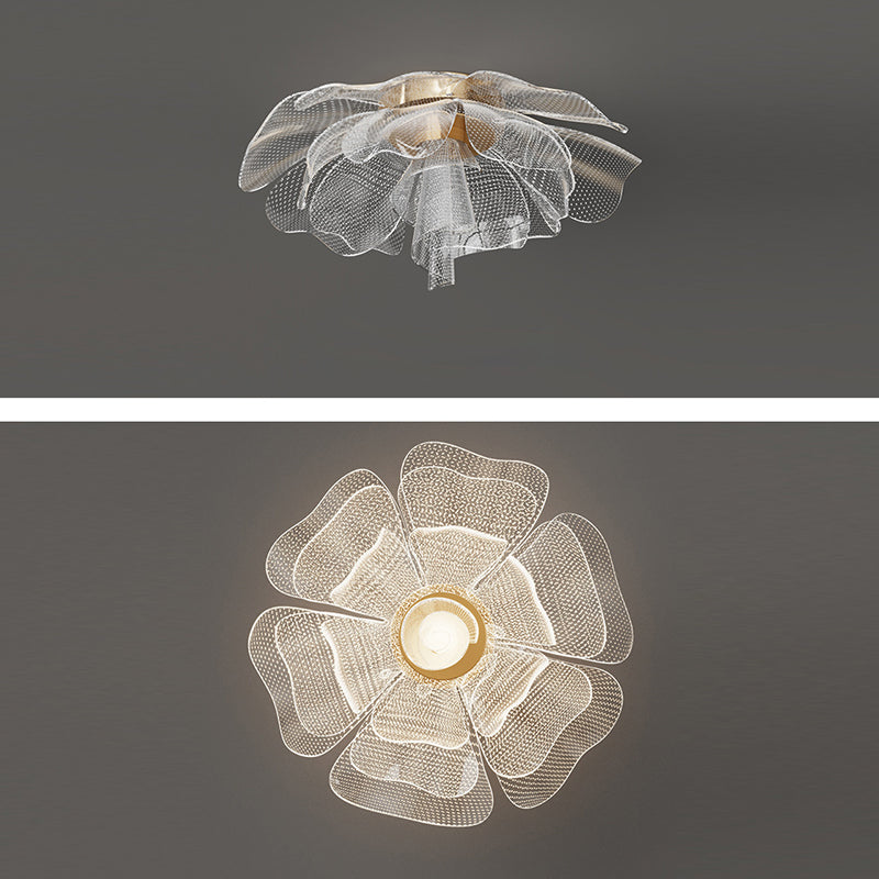 Modern Petal Dome LED Ceiling Light
