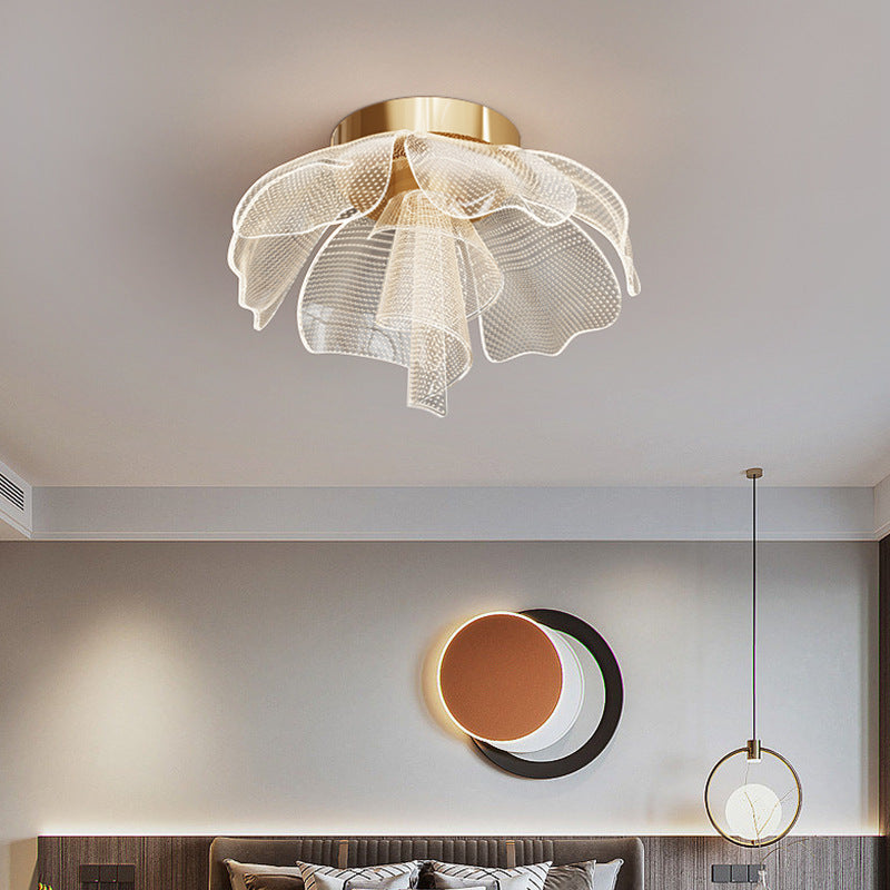 Modern Petal Dome LED Ceiling Light