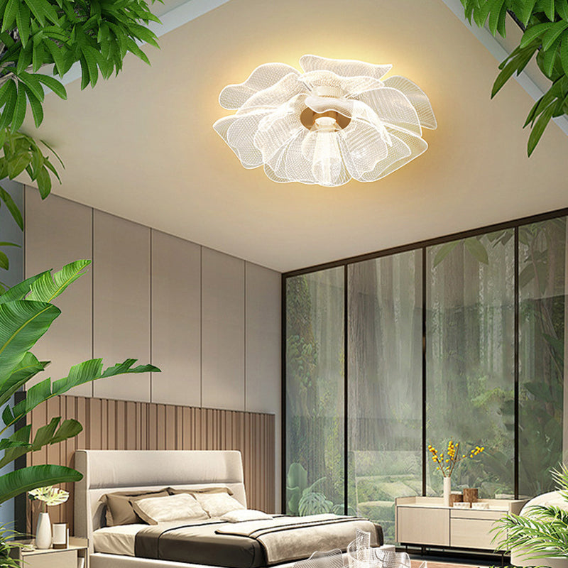 Modern Petal Dome LED Ceiling Light
