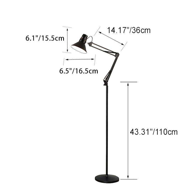 Scandinavian Swivel Floor Lamp