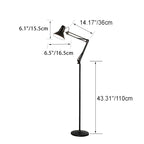 Scandinavian Swivel Floor Lamp