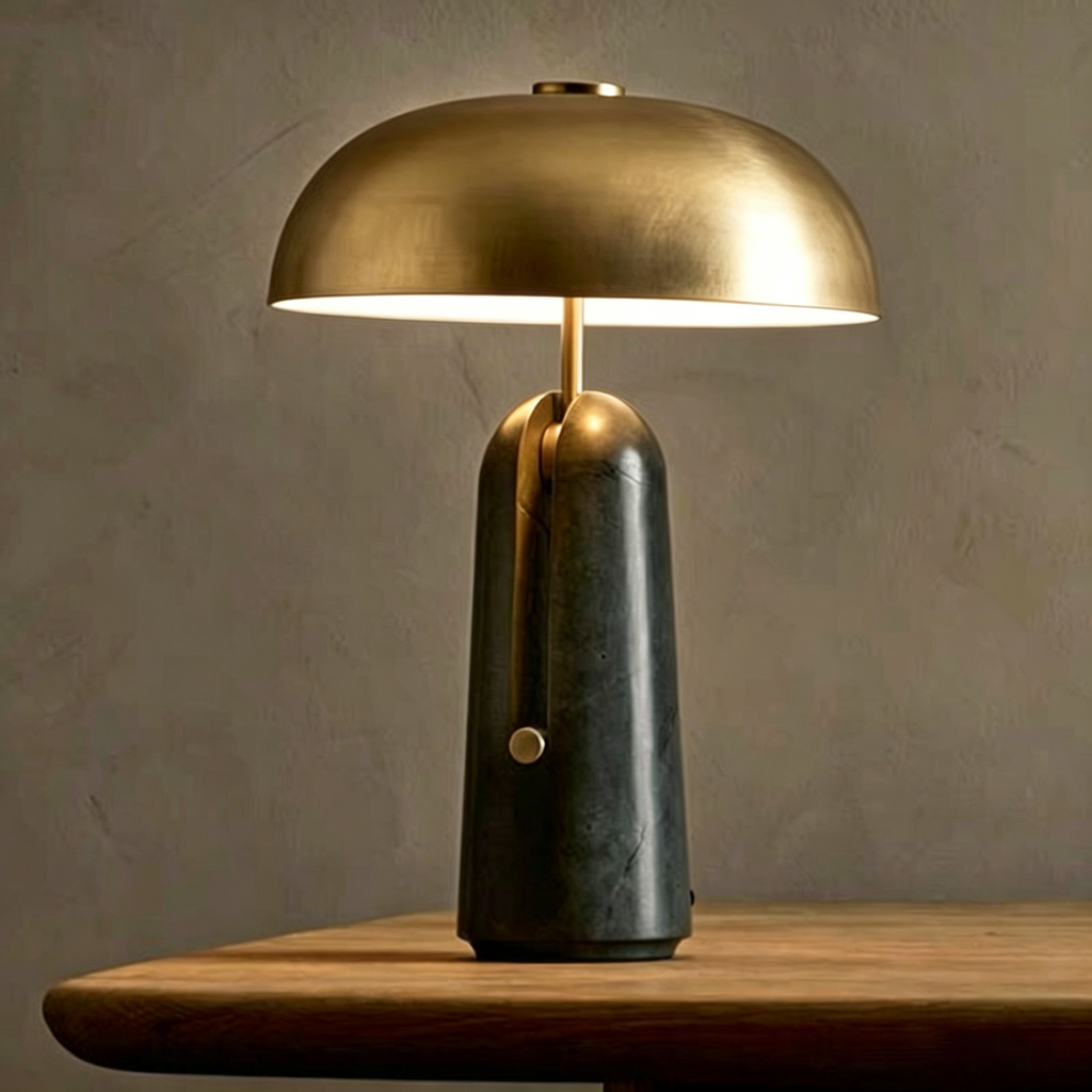Japanese Mushroom Table Lamp
