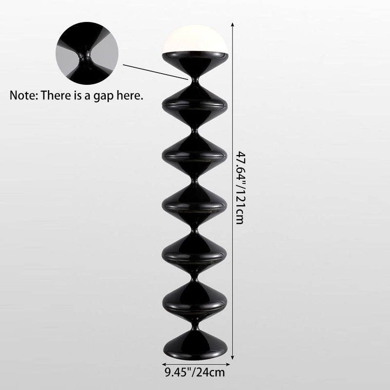 Scandinavian Round Floor Lamp