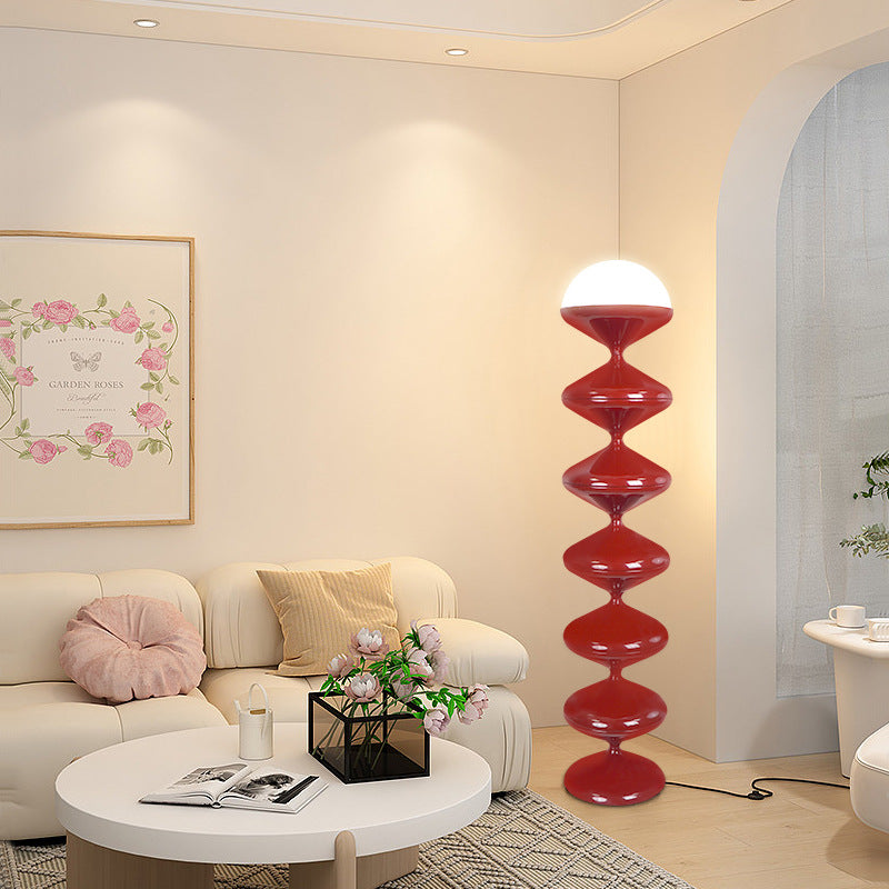 Scandinavian Round Floor Lamp
