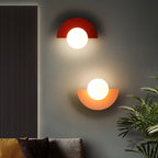 Modern Spherical Glass Wall Sconce