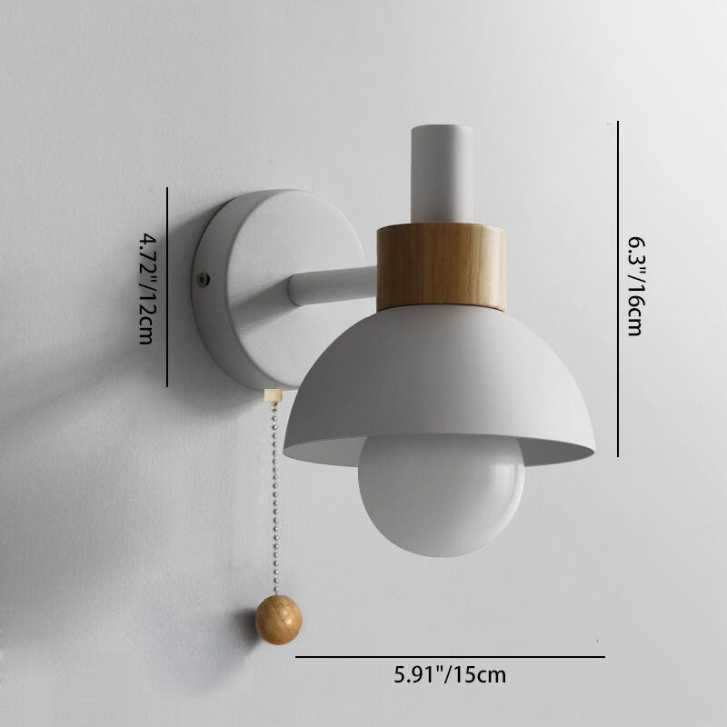 Nordic Macaron Globe Wall Sconce