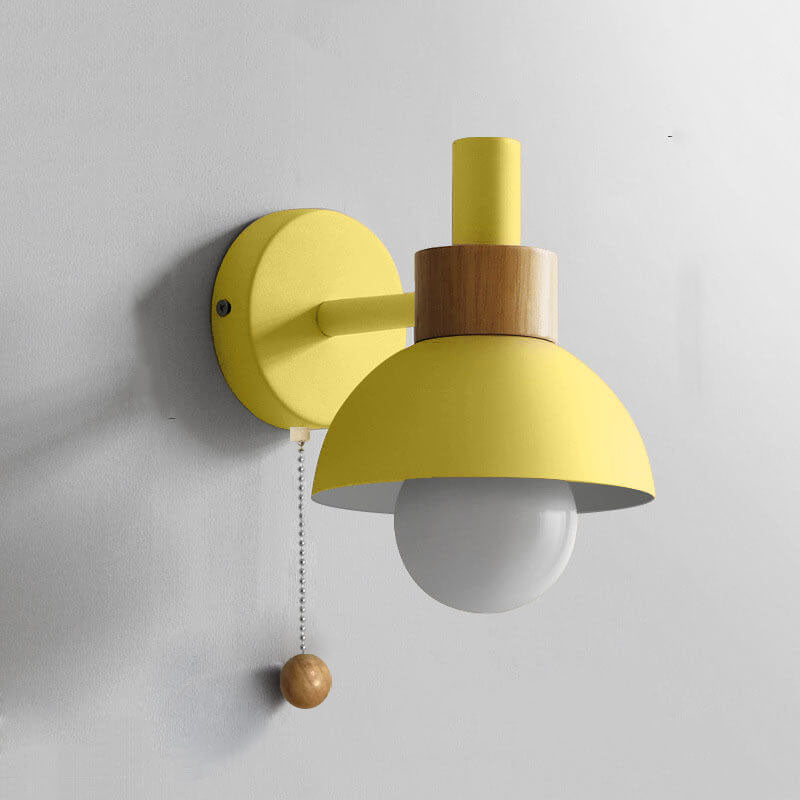 Nordic Macaron Globe Wall Sconce